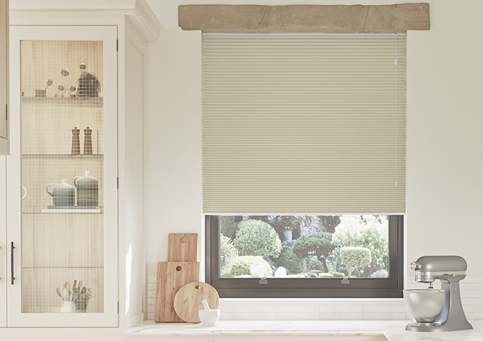 Gaia (Blackout), Flax - Pleated Blind - Image 3